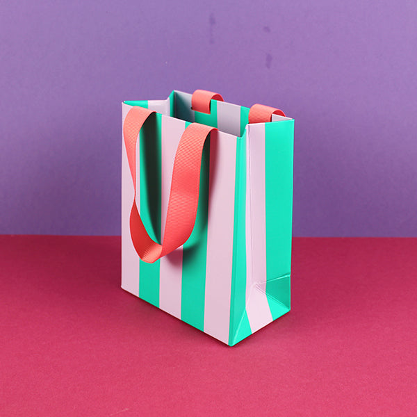 ava&yves - Geschenktasche Größe S, flieder/mint/koralle - Makimo - Smart Kids