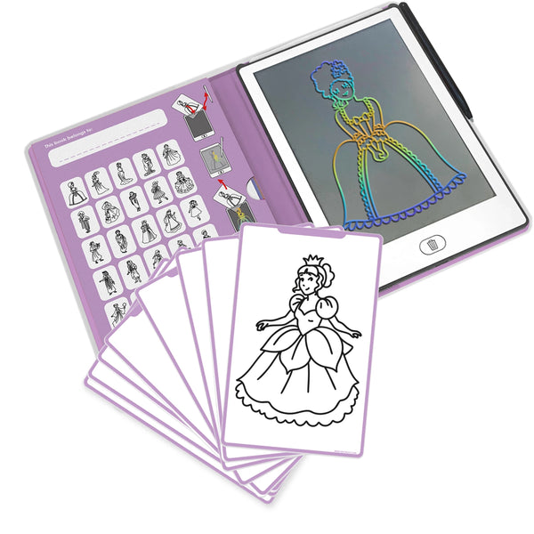 KIDYWOLF Leuchtende Designtafel Mini - Prinzessin