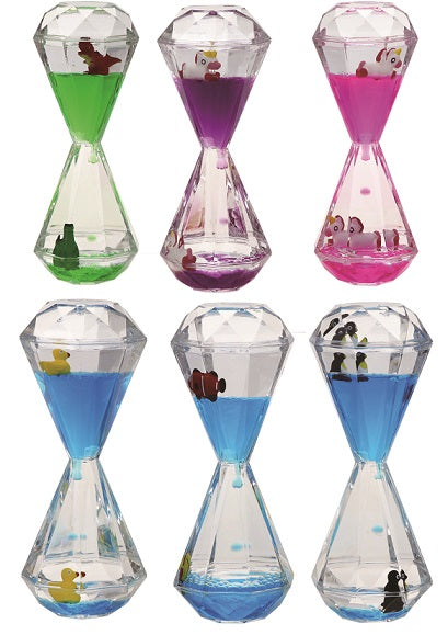 Liquid Timer Tierchen – Flüssigkeitstimer mit schwimmenden Figuren