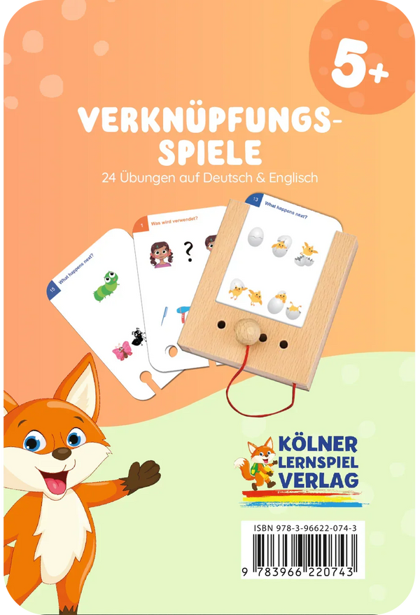 Verknüpfungsspiele - Lochkasten Kartensatz Logik Training ab 5 Jahren - Makimo - Smart Kids