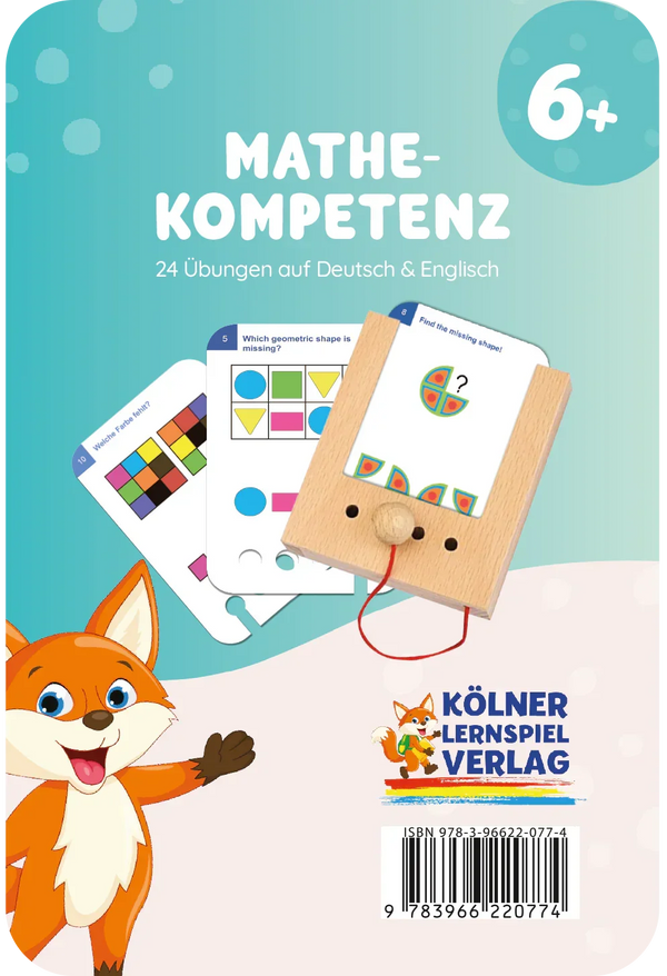 Mathekompetenz - Lochkasten Kartensatz Mathematik 1. Klasse Training - Makimo - Smart Kids