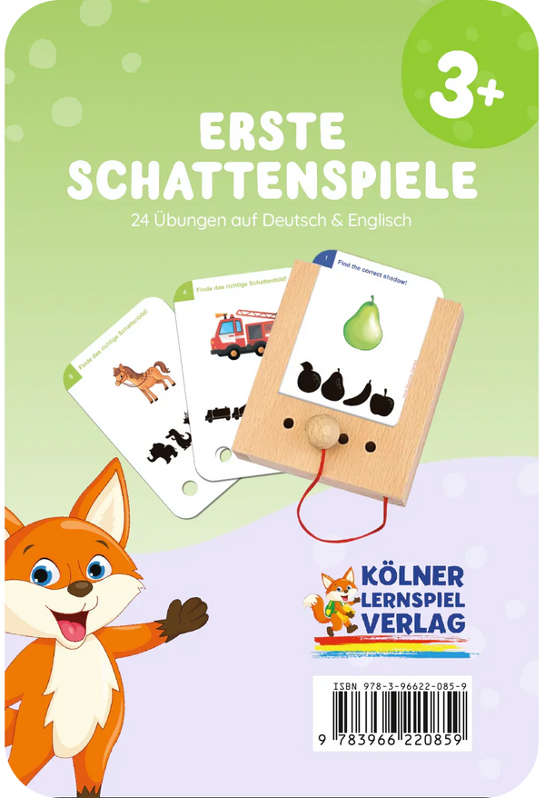 Erste Schattenspiele - Lochkasten Kartensatz Schatten erkennen ab 3 Jahren - Makimo - Smart Kids