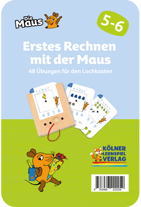 Erstes Rechnen mit der Maus 5-6 - Lochkasten Kartensatz - Makimo - Smart Kids