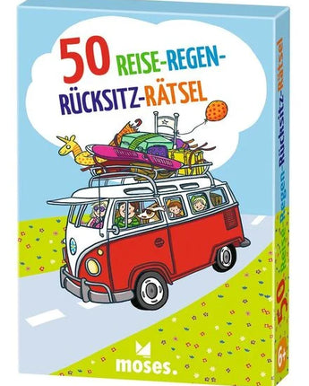 50 Reise-Regen-Rücksitz-Rätsel - Kartenset - Makimo - Smart Kids