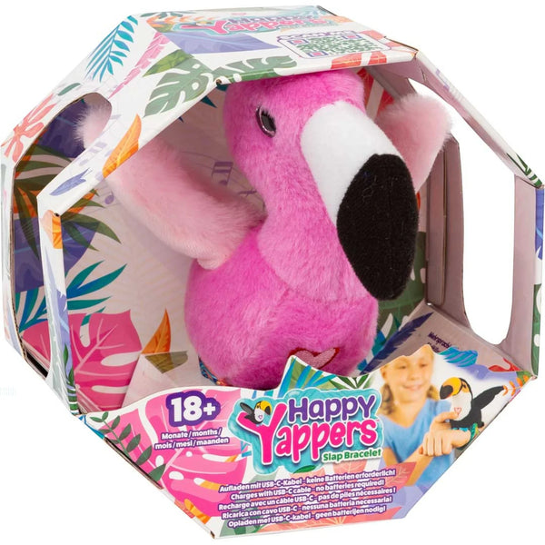 Happy Yappers Flamingo - Interaktiver sprechender Plüschvogel - Makimo - Smart Kids