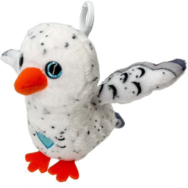 Happy Yappers Schneeeule - Interaktiver sprechender Plüschvogel