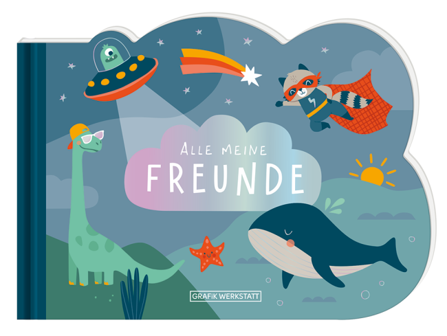 Grafikwerkstatt - Kinder-Freundebuch "Alle meine Freunde" - Waschbär