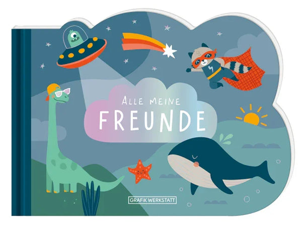 Grafikwerkstatt - Kinder-Freundebuch "Alle meine Freunde" - Waschbär - Makimo - Smart Kids