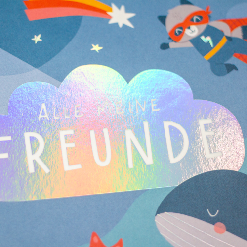 Grafikwerkstatt - Kinder-Freundebuch "Alle meine Freunde" - Waschbär