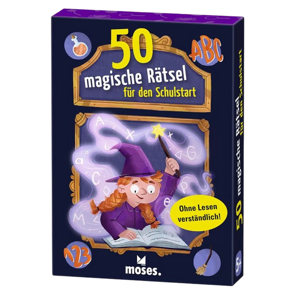 50 magische Rätsel für den Schulstart – Lern- & Rätselkarten für Vorschulkinder