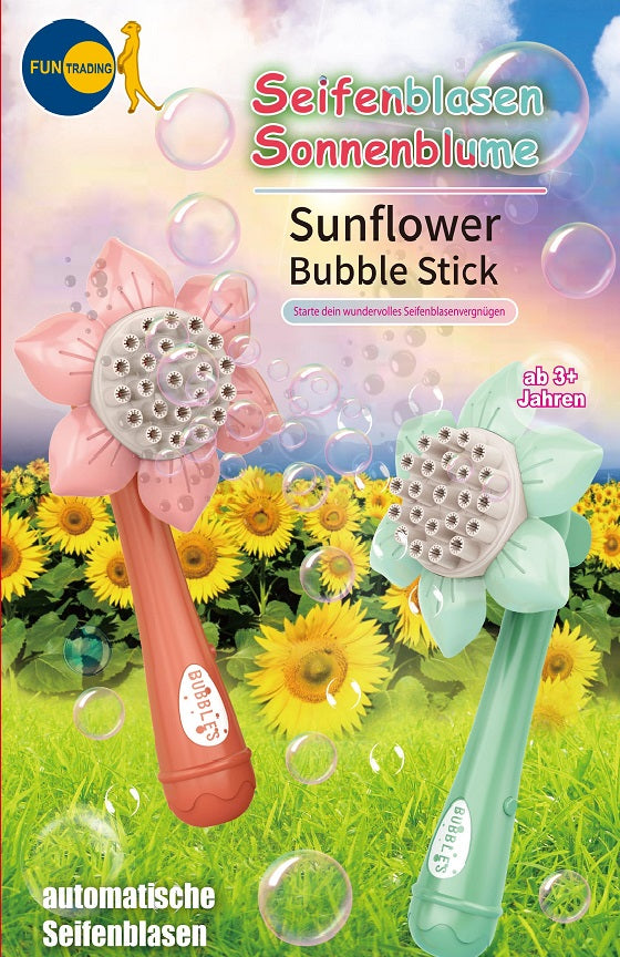 Seifenblasen Sonnenblume – Seifenblasenpistole mit Licht