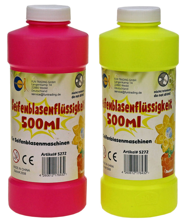 Seifenblasenflüssigkeit 500 ml Nachfüllflasche
