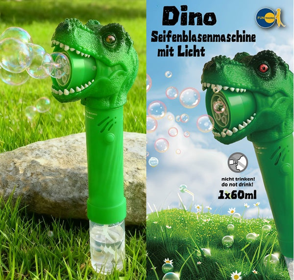 Dino Seifenblasenmaschine – Leuchtendes Bubble-Spielzeug