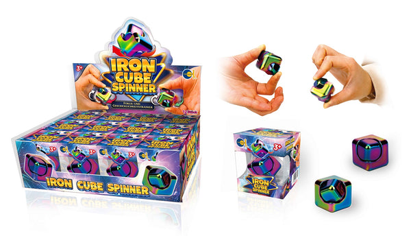 Fun Trading - Iron Cube Spinner – Metall Fidget Würfel 🧊✨