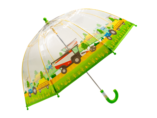Kinder-Regenschirm - Traktor