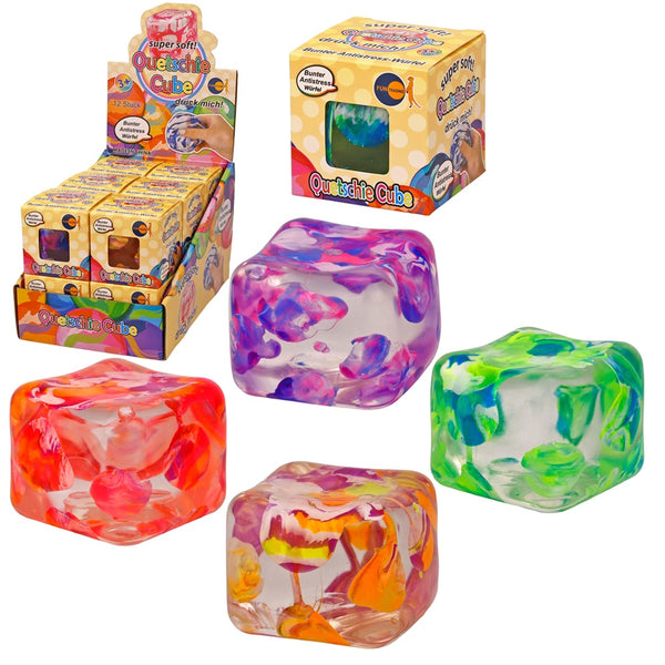 Fun Trading - Quetschie Cube 6 cm – Squishy Würfel