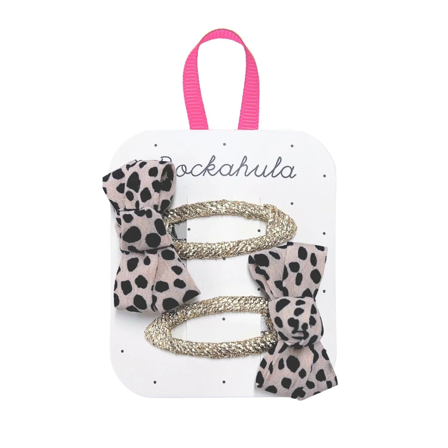Rockahula Leopard Love Twisty Bow Clips – 2er-Set - Makimo - Smart Kids