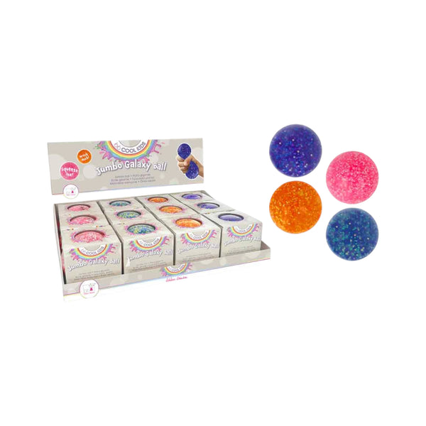 Quetschball in Jumbogröße - Galaxie-Optik Anti-Stress Ball - Makimo - Smart Kids