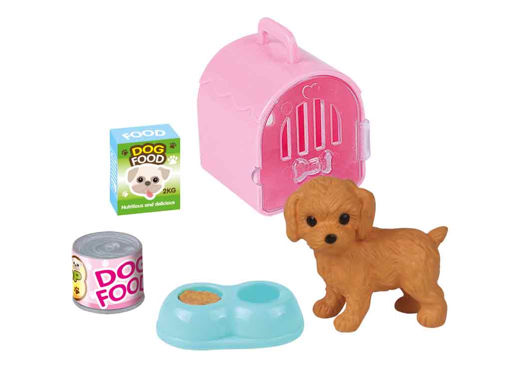 Spielset Hündchen in Box – Mini-Hund mit Zubehör - Makimo - Smart Kids