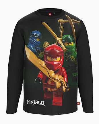 LEGO Ninjago - langærmet skjorte LWTAYLOR 114 i sort