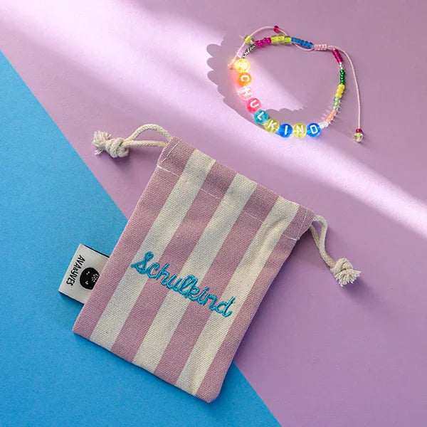 ava&yves - Perlenarmband "Schulkind" - bunt - Makimo - Smart Kids