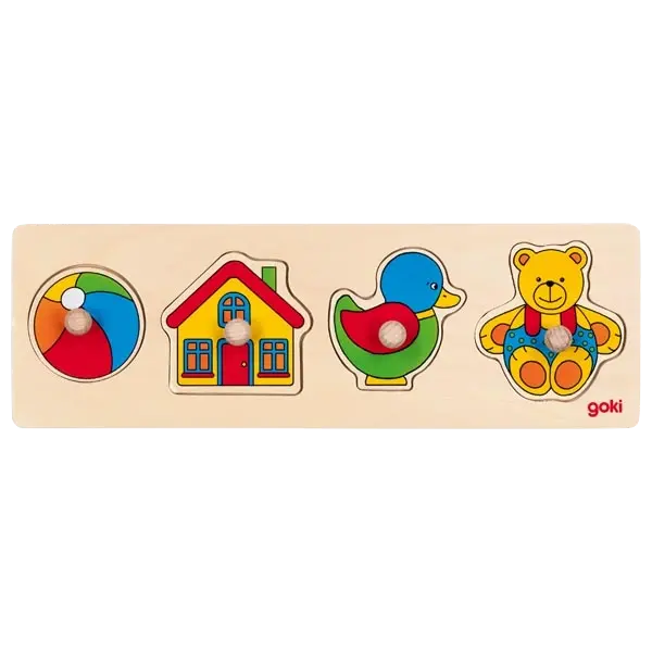 goki Steckpuzzle Spielzeug – Holzpuzzle für Kinder