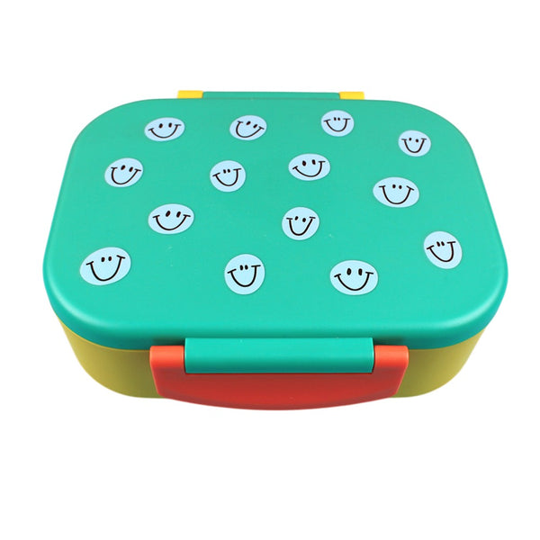 ava&yves Brotdose – Lunchbox Grün Ocker Hellblau 850 ml