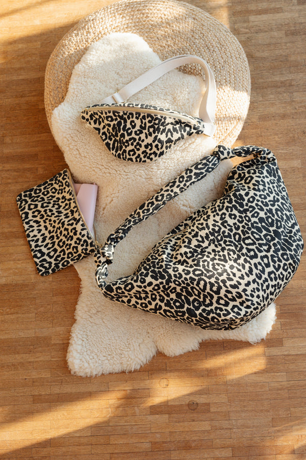Lukkily Pouch Maxi Canvas leo vanilla - Multifunktionale Clutch - Makimo - Smart Kids