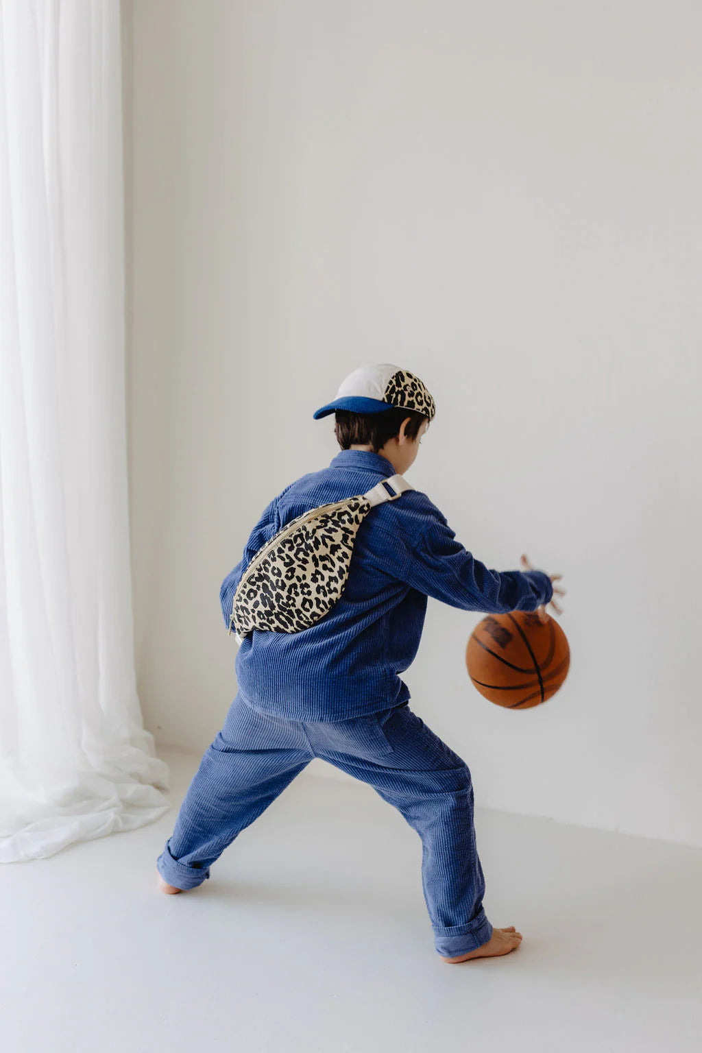 Lukkily - Cap "Leo" - nature/blue