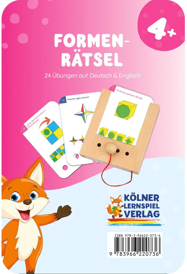 Formenrätsel - Lochkasten Kartensatz ab 4 Jahren - Makimo - Smart Kids