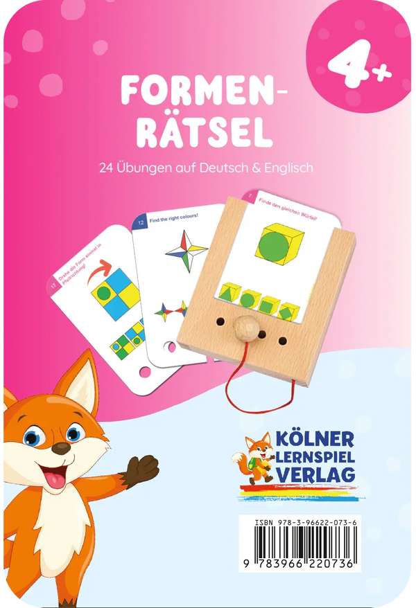Formenrätsel - Lochkasten Kartensatz ab 4 Jahren - Makimo - Smart Kids