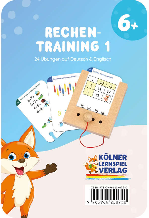 Rechentraining 1 - Lochkasten Kartensatz Mengenverständnis Addition bis 20 - Makimo - Smart Kids