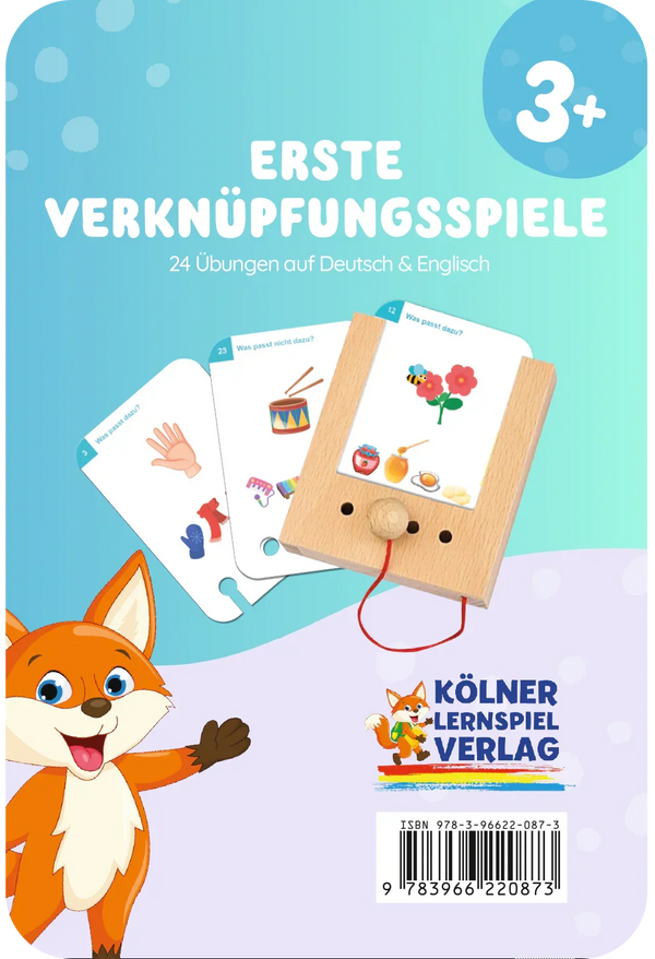 Erste Verknüpfungsspiele - Lochkasten Kartensatz Logik Training ab 3 Jahren - Makimo - Smart Kids