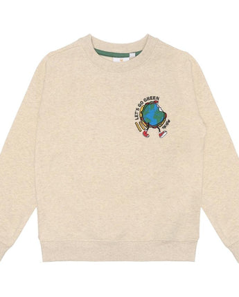 THE NEW Tnleonel Sweatshirt - Oatmeal Melange