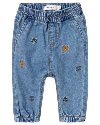 Nbmben U-Shape R Emb Jeans 6621-By O