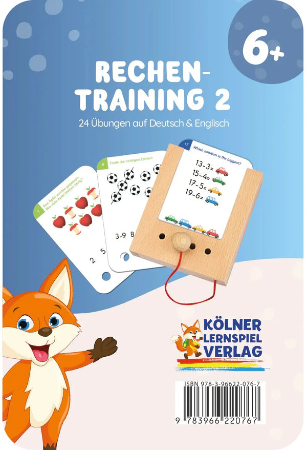 Rechentraining 2 - Lochkasten Kartensatz ab 6 Jahren - Makimo - Smart Kids