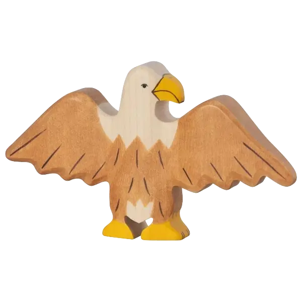 Holztiger Adler – Holztier zum Spielen