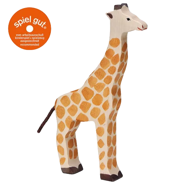 Holztiger Giraffe – Holztier zum Spielen