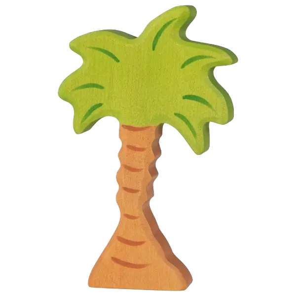 Holztiger Palme, klein – Spielwelt-Zubehör aus Holz