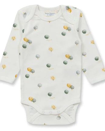 Sense Organics YVON - Baby Body mit Baumdruck