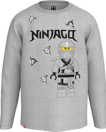 LEGO Ninjago - langærmet skjorte M12010573 i grå