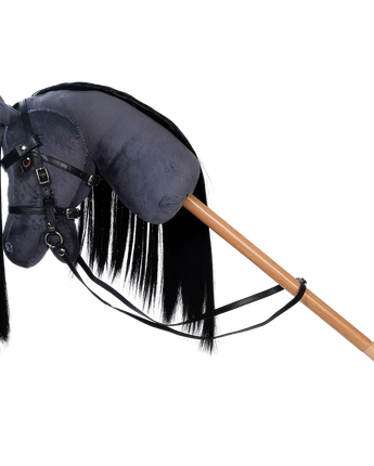 by ASTRUP Hobby Horse BLAZE - Steckenpferd - Grau und Schwarz