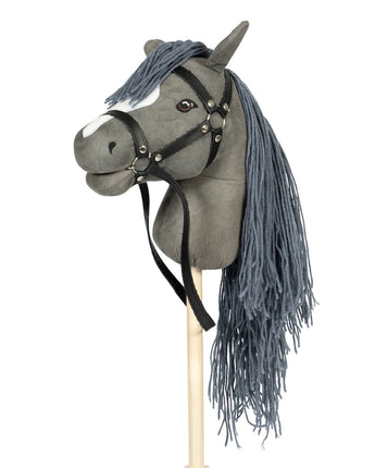 by ASTRUP Hobby Horse SKY - Steckenpferd mit offenem Maul - Grau