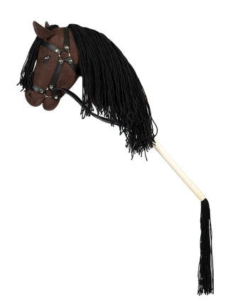 by ASTRUP Hobby Horse ALICIA - Steckenpferd mit offenem Maul - Braun