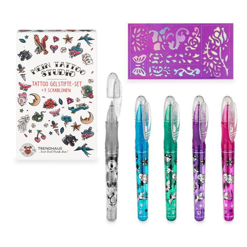 Tattoo Gelstifte Glitzer – 5er-Set für Haut & Papier - Makimo - Smart Kids