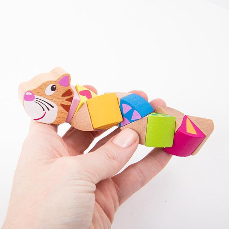 Twisties - Geschicklichkeitswurm aus Holz - Makimo - Smart Kids