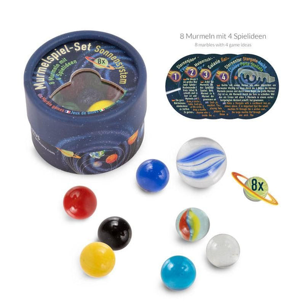 SPACE ADVENTURE - 8-teiliges Murmelspiel-Set Sonnensystem