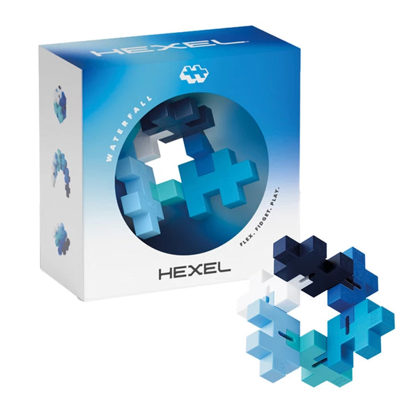 PLUS PLUS Hexel Flex Bausteine – blau - Makimo - Smart Kids