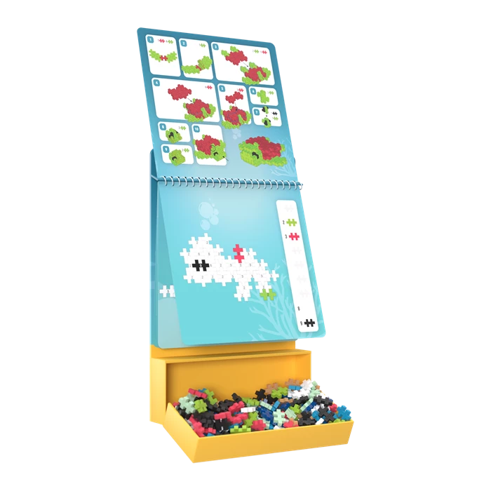 PLUS PLUS Kreativ-Bausteine Puzzle Strand – 125 Teile Activity Set - Makimo - Smart Kids