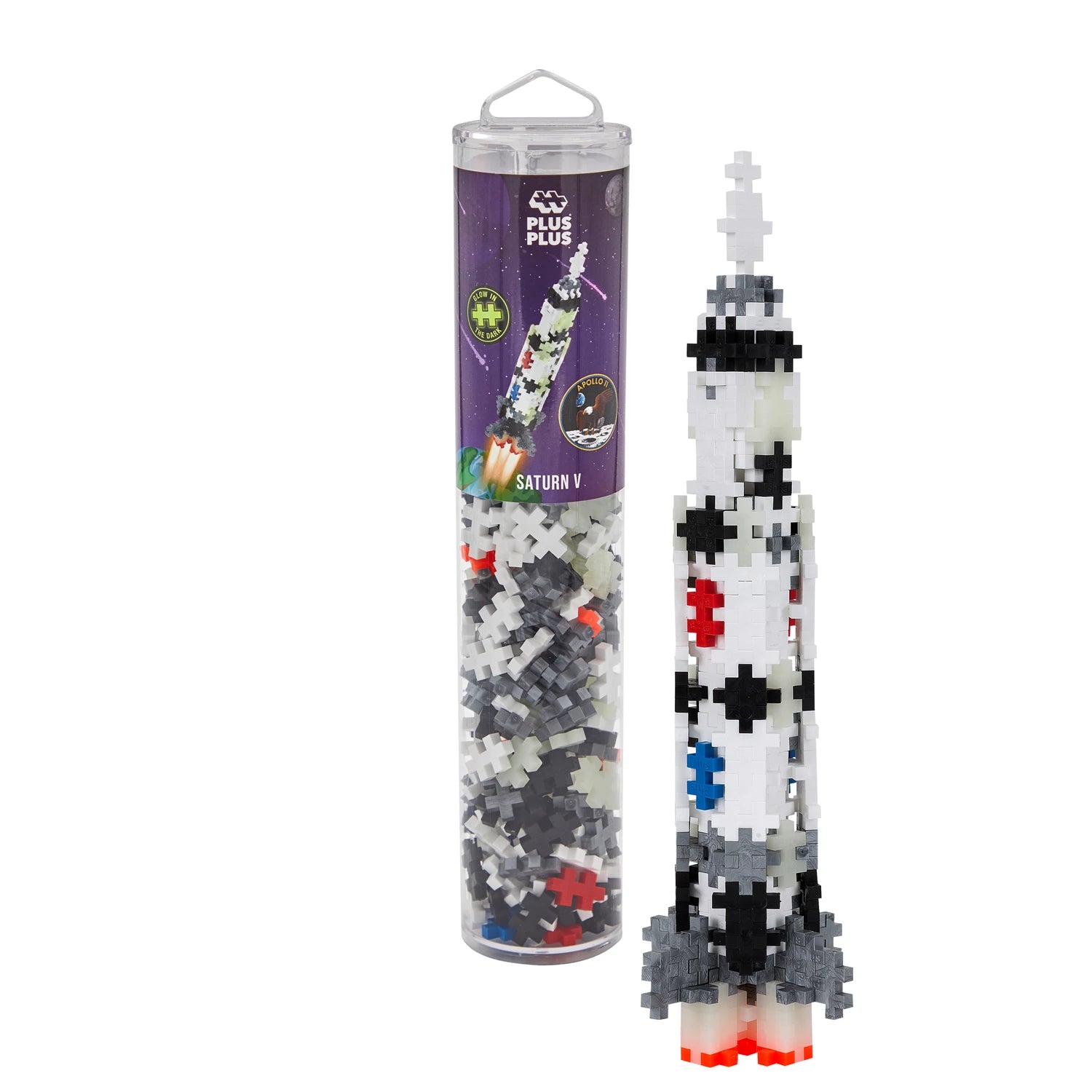 PLUS PLUS Kreativ-Bausteine Saturn V Rakete – 240 Teile - Makimo - Smart Kids